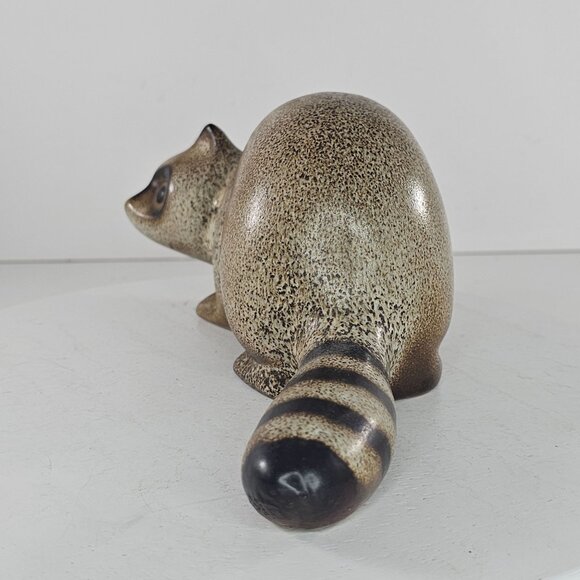 Howard Pierce Pottery Raccoon Figurine MCM California - Picture 7 of 8